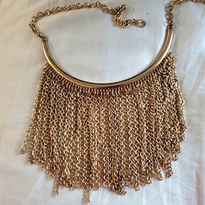 Gold shade necklace
